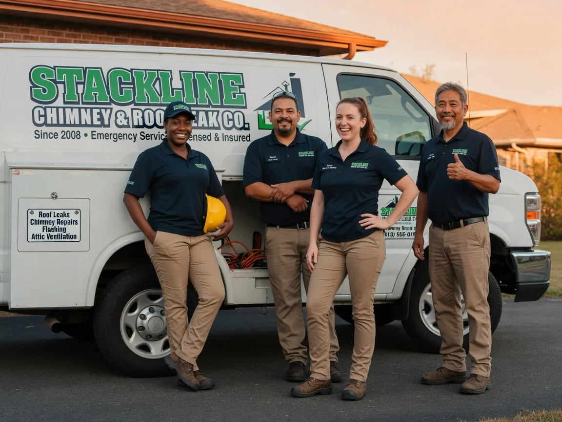 Chimney flashing repair company in Eunice, LA
